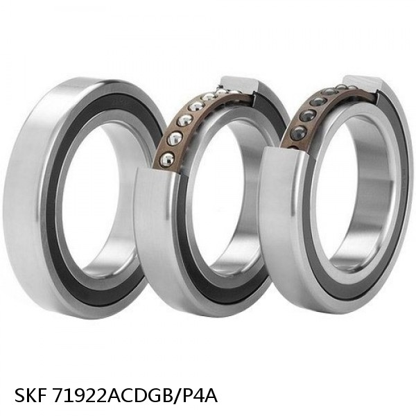 71922ACDGB/P4A SKF Super Precision,Super Precision Bearings,Super Precision Angular Contact,71900 Series,25 Degree Contact Angle