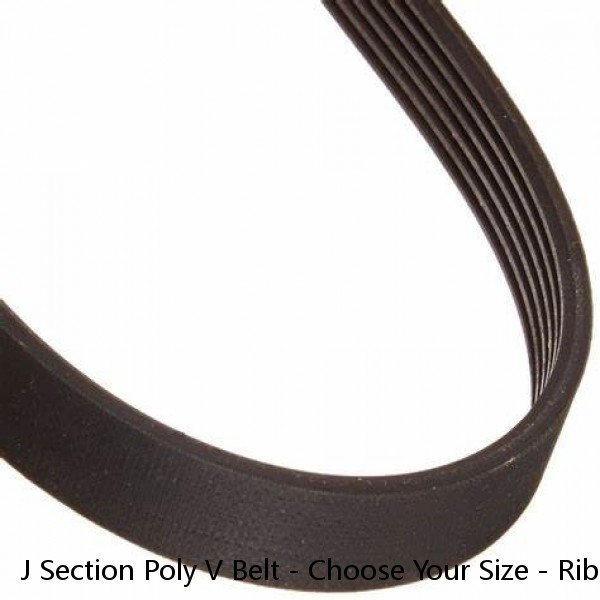 J Section Poly V Belt - Choose Your Size - Rib Count 