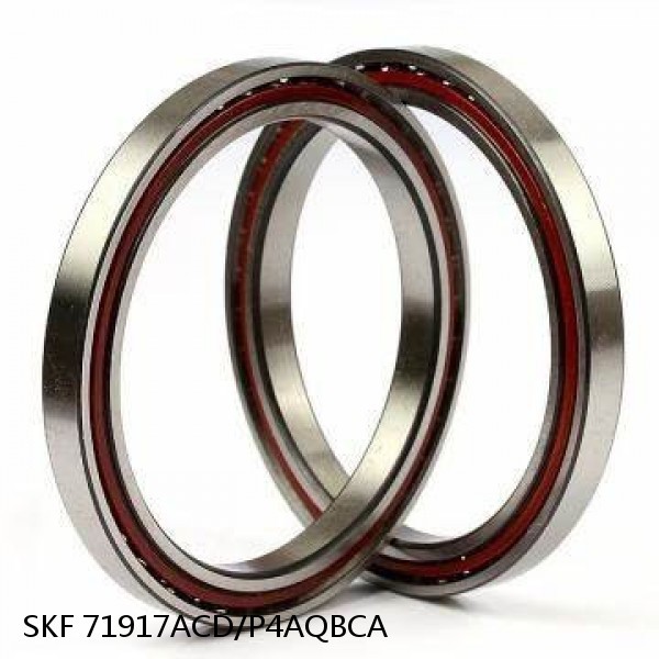 71917ACD/P4AQBCA SKF Super Precision,Super Precision Bearings,Super Precision Angular Contact,71900 Series,25 Degree Contact Angle #1 small image