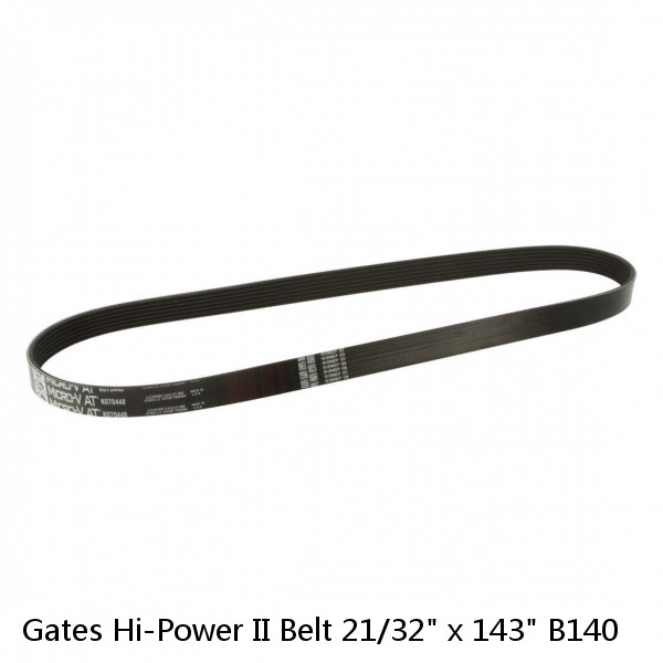 Gates Hi-Power II Belt 21/32" x 143" B140 #1 small image