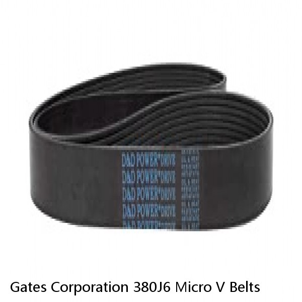 Gates Corporation 380J6 Micro V Belts #1 small image