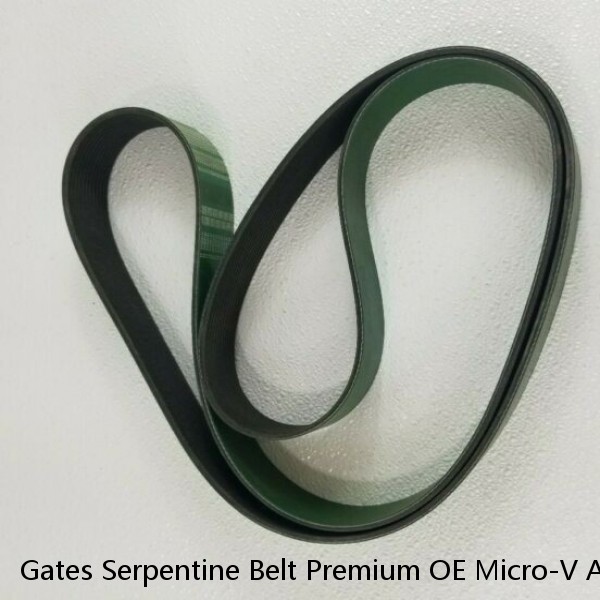 Gates Serpentine Belt Premium OE Micro-V AT Belt Gates K060435 Green Stripe NOS #1 small image