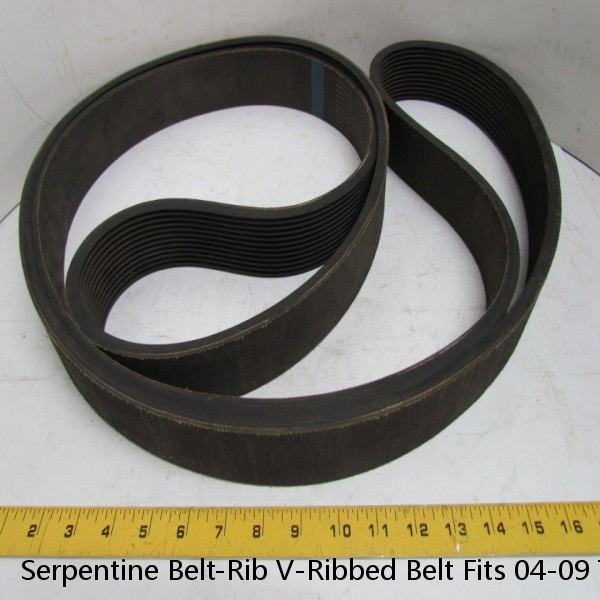 Serpentine Belt-Rib V-Ribbed Belt Fits 04-09 Toyota Prius 1.5L 3PK860 EPDM MOCA #1 image