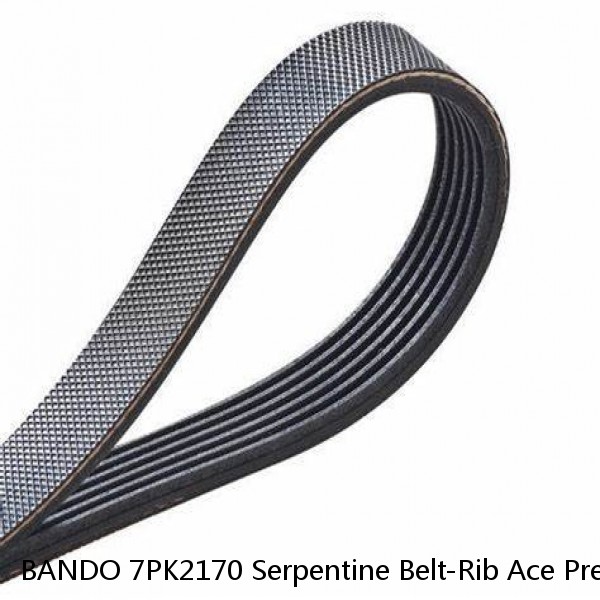 BANDO 7PK2170 Serpentine Belt-Rib Ace Precision Engineered V-Ribbed Belt #1 image